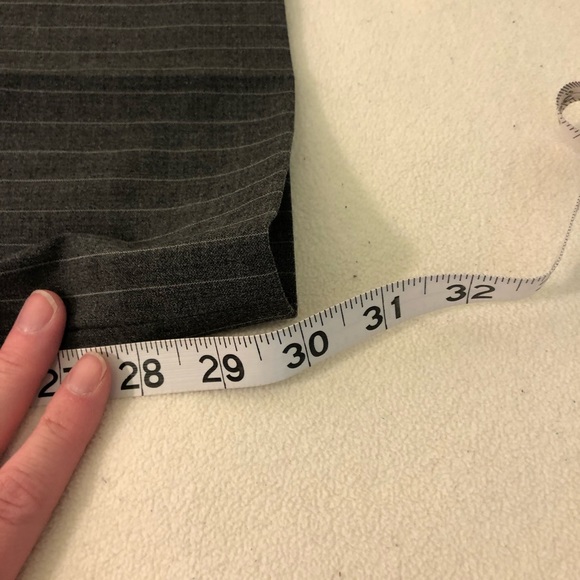 Gap Stretch gray/light gray pinstripe 4A pants. - Picture 5 of 7